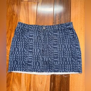 Whitefox Denim Mini Skirt
